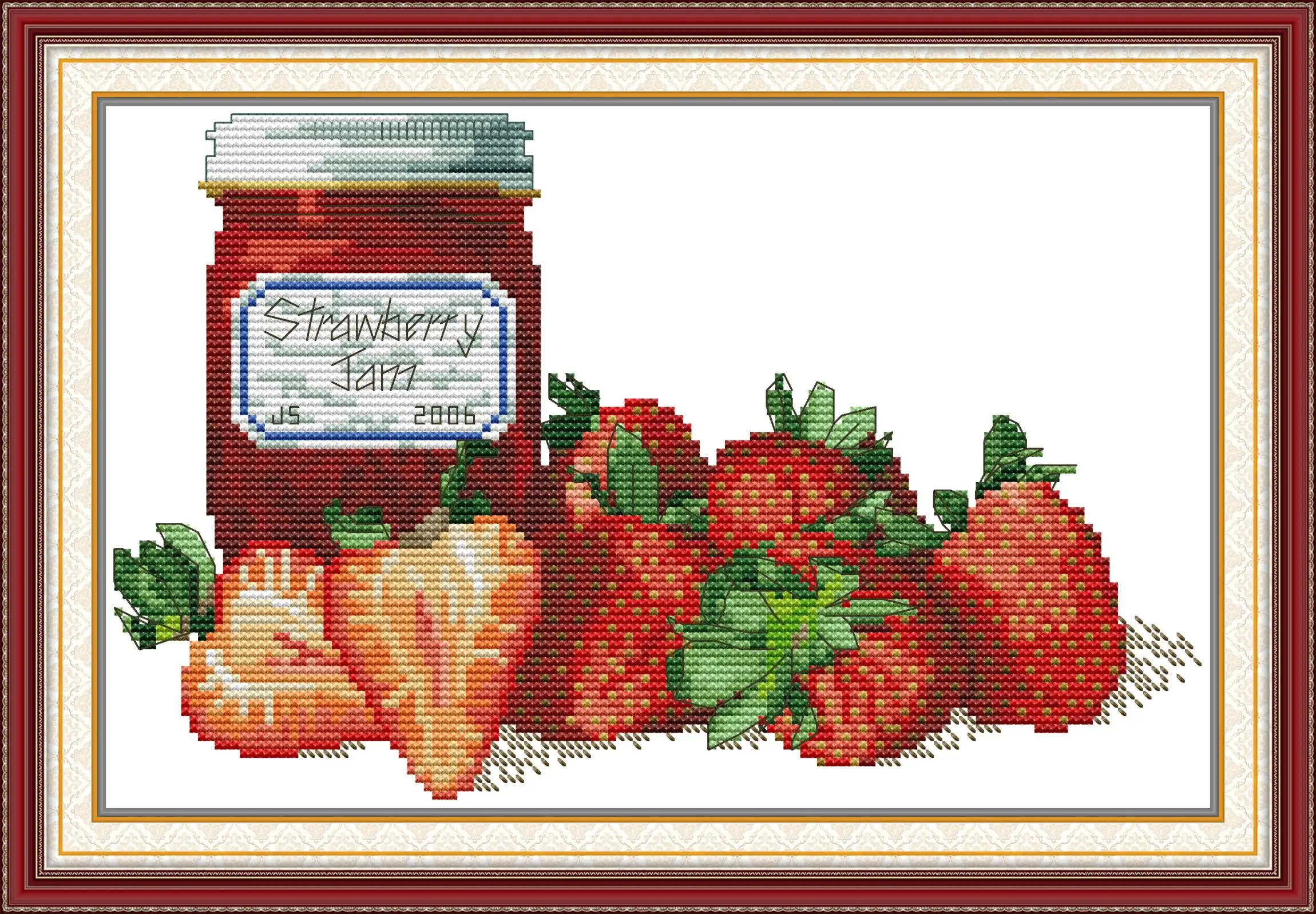 Maydear Full Cross Stitch Kit, 11CT/14CT/16CT/9CT Aida Fabric,DMC Threads Sewing Pattern Embroidery Set-Marmalade
Maydear Full Cross Stitch Kit, 11CT/14CT/16CT/9CT Aida Fabric,DMC Threads Sewing Pattern Embroidery Set-Marmalade