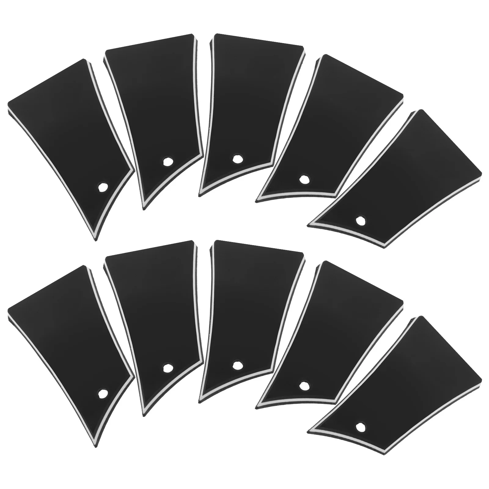 10pcs Electric Bass Accessories Plastic Truss Rod Covers For Guitar Maintenance Replacement Parts Neck Plate Musical Instruments
10pcs Electric Bass Accessories Plastic Truss Rod Covers For Guitar Maintenance Replacement Parts Neck Plate Musical Instruments