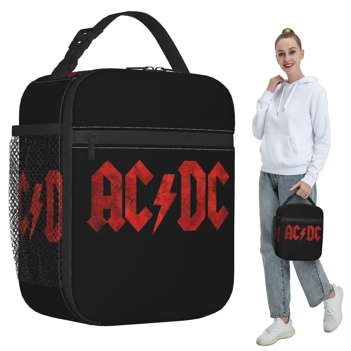 Термосумка для обедов с изолированным отделением и логотипом группы AC/DC для женщин, офисный термоконтейнер для еды, сумка-холодильник, ланч-бокс
Термосумка для обедов с изолированным отделением и логотипом группы AC/DC для женщин, офисный термоконтейнер для еды, сумка-холодильник, ланч-бокс