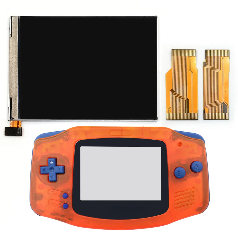 HISPEEDIDO High Brightness V2 IPS LCD Screen Kits For GBA Wiht New Pre-cut shell housing for GameBoy Advance
HISPEEDIDO High Brightness V2 IPS LCD Screen Kits For GBA Wiht New Pre-cut shell housing for GameBoy Advance