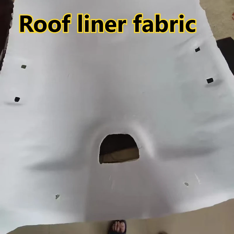 Car Interior Upholstery Roof Headliner Fabric Sky Cloth Foam Backed for Auto Trim Modification Repair Fabrics Black Light Gray
Car Interior Upholstery Roof Headliner Fabric Sky Cloth Foam Backed for Auto Trim Modification Repair Fabrics Black Light Gray