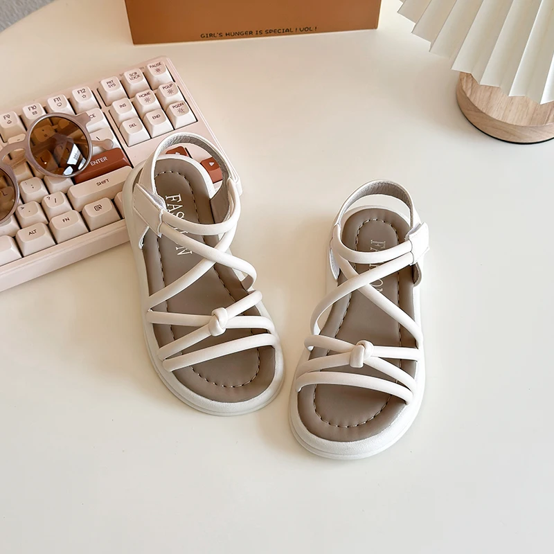 YUYIN Girls' Sandals 2026 Summer New Children's Beach Shoes Princess Sweet Roman Style Sandals Breathable Open-Toe Non-Slip
YUYIN Girls' Sandals 2026 Summer New Children's Beach Shoes Princess Sweet Roman Style Sandals Breathable Open-Toe Non-Slip