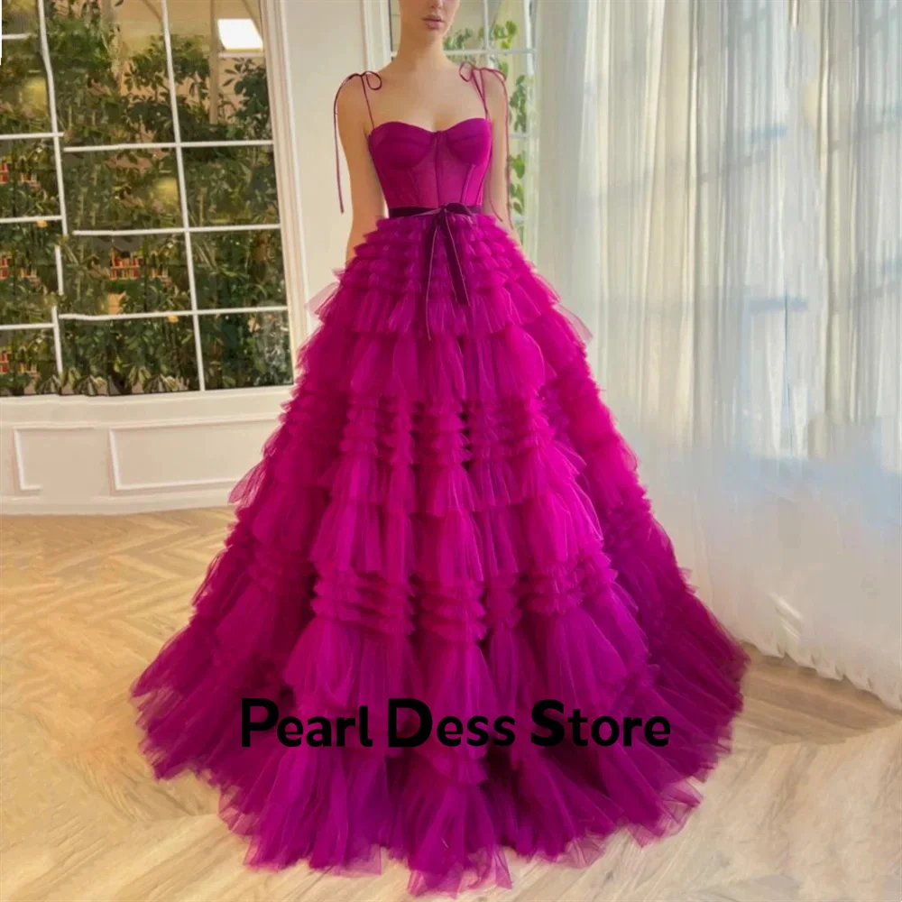 Women's purple red thin shoulder strap A-shaped multi-layer thin gauze princess skirt
Women's purple red thin shoulder strap A-shaped multi-layer thin gauze princess skirt