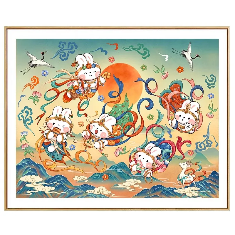 11CT Flying Rabbit DIY Painting Cross Stitch Kits Embroidery Cross-stitch Needlework Craft Printed Fabric Home Decor
11CT Flying Rabbit DIY Painting Cross Stitch Kits Embroidery Cross-stitch Needlework Craft Printed Fabric Home Decor