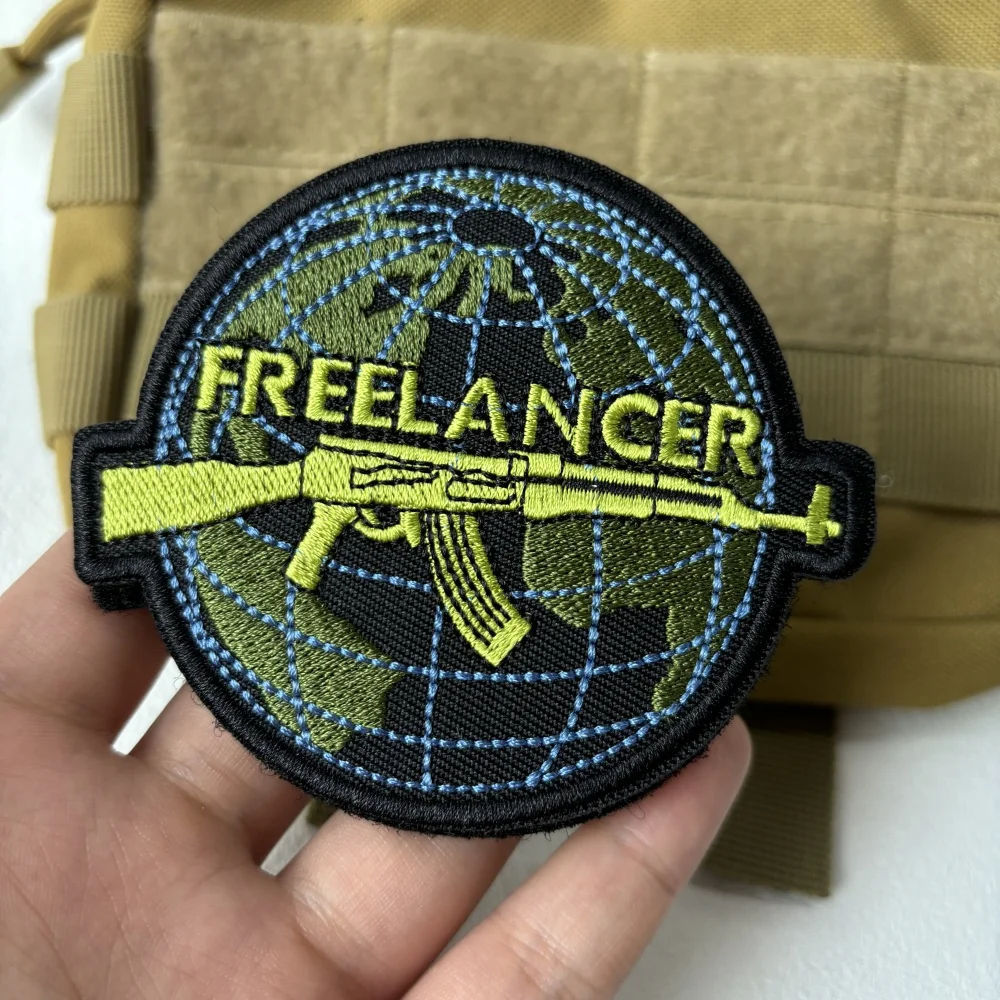 Freelancer Tactical Patch on Clothes Gun Embroidered Hook&Loop Emblem Military Morale Badge Armband Backpack Stickers
Freelancer Tactical Patch on Clothes Gun Embroidered Hook&Loop Emblem Military Morale Badge Armband Backpack Stickers
