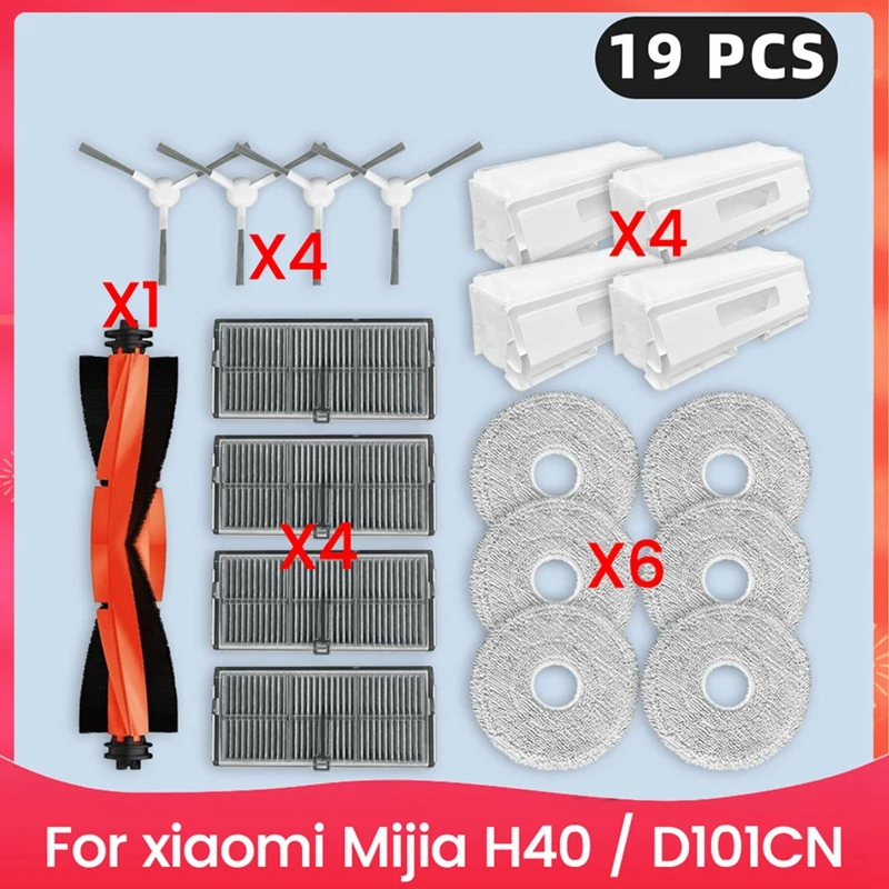 ABBN-для Xiaomi Mijia H40/D101CN запасные части основная боковая щетка Hepa фильтр швабра тканевый мешок для пыли аксессуары
ABBN-для Xiaomi Mijia H40/D101CN запасные части основная боковая щетка Hepa фильтр швабра тканевый мешок для пыли аксессуары
