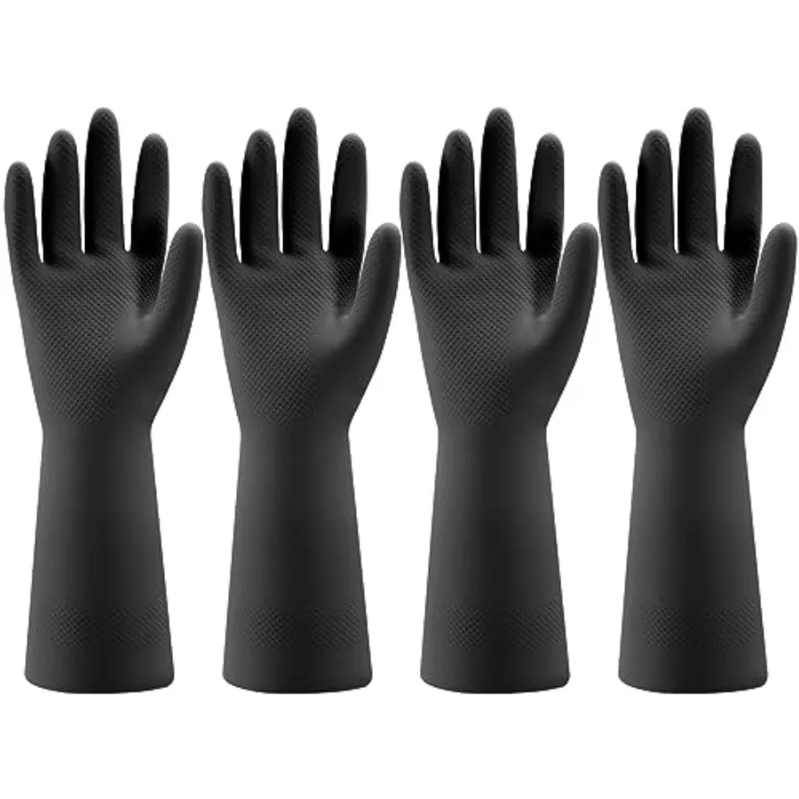4 Pairs Rubber Kitchen Dishwashing Gloves - Reusable Household Cleaning Gloves for Washing Dishes and Cleaning Tasks, Flexible
4 Pairs Rubber Kitchen Dishwashing Gloves - Reusable Household Cleaning Gloves for Washing Dishes and Cleaning Tasks, Flexible