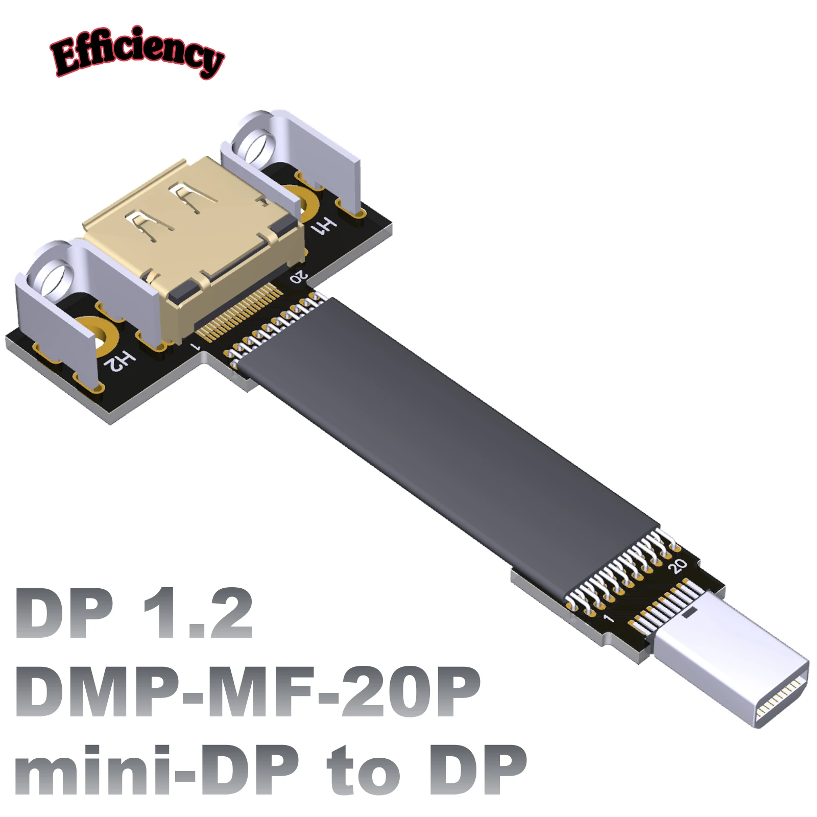 DP Male To Female Standard To Mini Mini Displayport1.2 Extension Cable High-definition Curved Angle Flat Thin Adapter
DP Male To Female Standard To Mini Mini Displayport1.2 Extension Cable High-definition Curved Angle Flat Thin Adapter