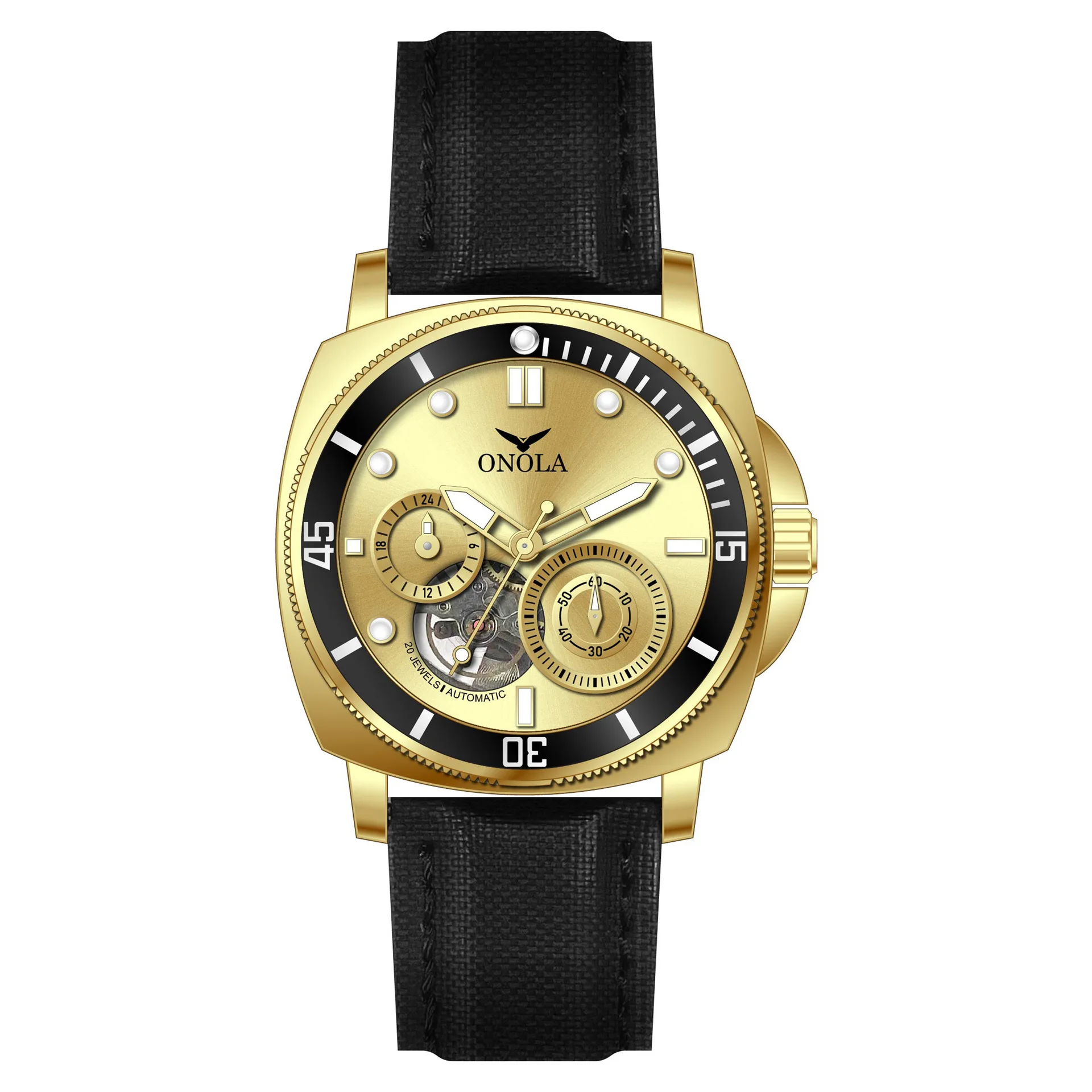 New Fashionable Automatic Mechanical Watch Men's Sport Waterproof Multifunctional Mechanical Timepiece
New Fashionable Automatic Mechanical Watch Men's Sport Waterproof Multifunctional Mechanical Timepiece