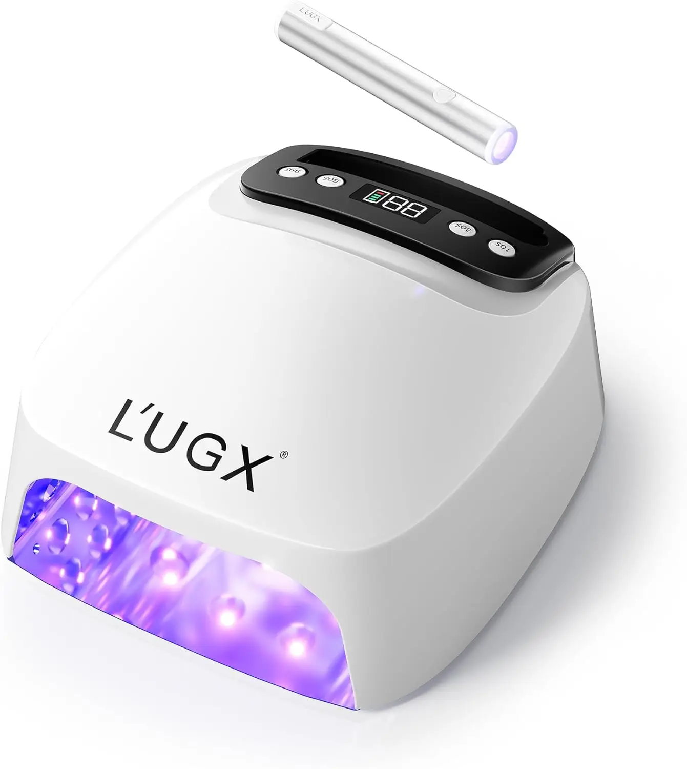 2 in 1 UV LED Nail Lamp, Rechargeable Cordless Nail Dryer with Handheld Light for Gel Nails, Home Salon Manicure
2 in 1 UV LED Nail Lamp, Rechargeable Cordless Nail Dryer with Handheld Light for Gel Nails, Home Salon Manicure