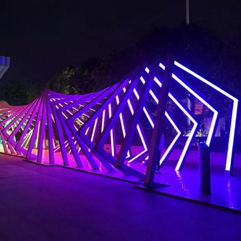 RGB Time Tunnel Light Luminous Promenade Light Outdoor Scenic Area Park Pedestrian Street Night Scene Decorative Channel Light
RGB Time Tunnel Light Luminous Promenade Light Outdoor Scenic Area Park Pedestrian Street Night Scene Decorative Channel Light