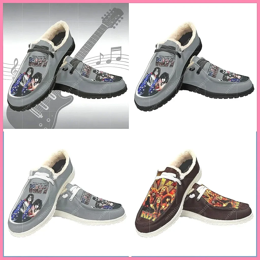 Custom Kiss Band Plush Slippers - Lightweight Breathable Flat Shoes for Men & Women Indoor Outdoor
Custom Kiss Band Plush Slippers - Lightweight Breathable Flat Shoes for Men & Women Indoor Outdoor