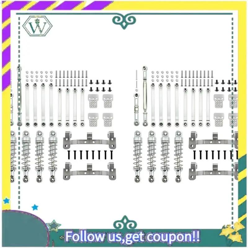 (New) 2 Set Metal Steering Link Rod Pull Rod Mount Shock Absorber Set For MN D90 MN-90 MN99S 1/12 RC Car Upgrade Parts,3
(New) 2 Set Metal Steering Link Rod Pull Rod Mount Shock Absorber Set For MN D90 MN-90 MN99S 1/12 RC Car Upgrade Parts,3