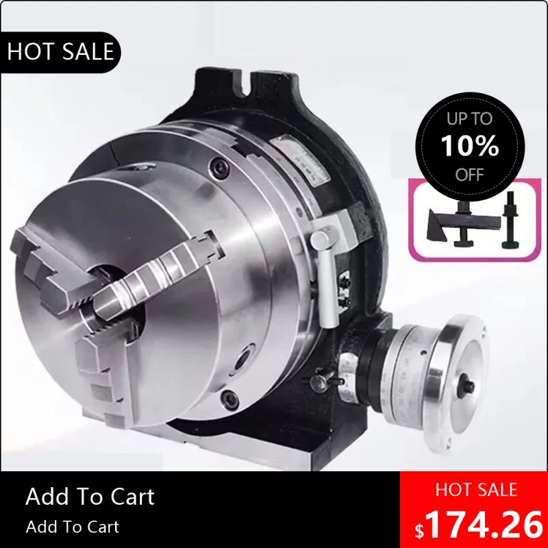 Поворотный стол-индексирующая головка 08170, 4 дюйма, с универсальным 3-кулачковым патроном для вертикальной и горизонтальной металлообработки
Поворотный стол-индексирующая головка 08170, 4 дюйма, с универсальным 3-кулачковым патроном для вертикальной и горизонтальной металлообработки
