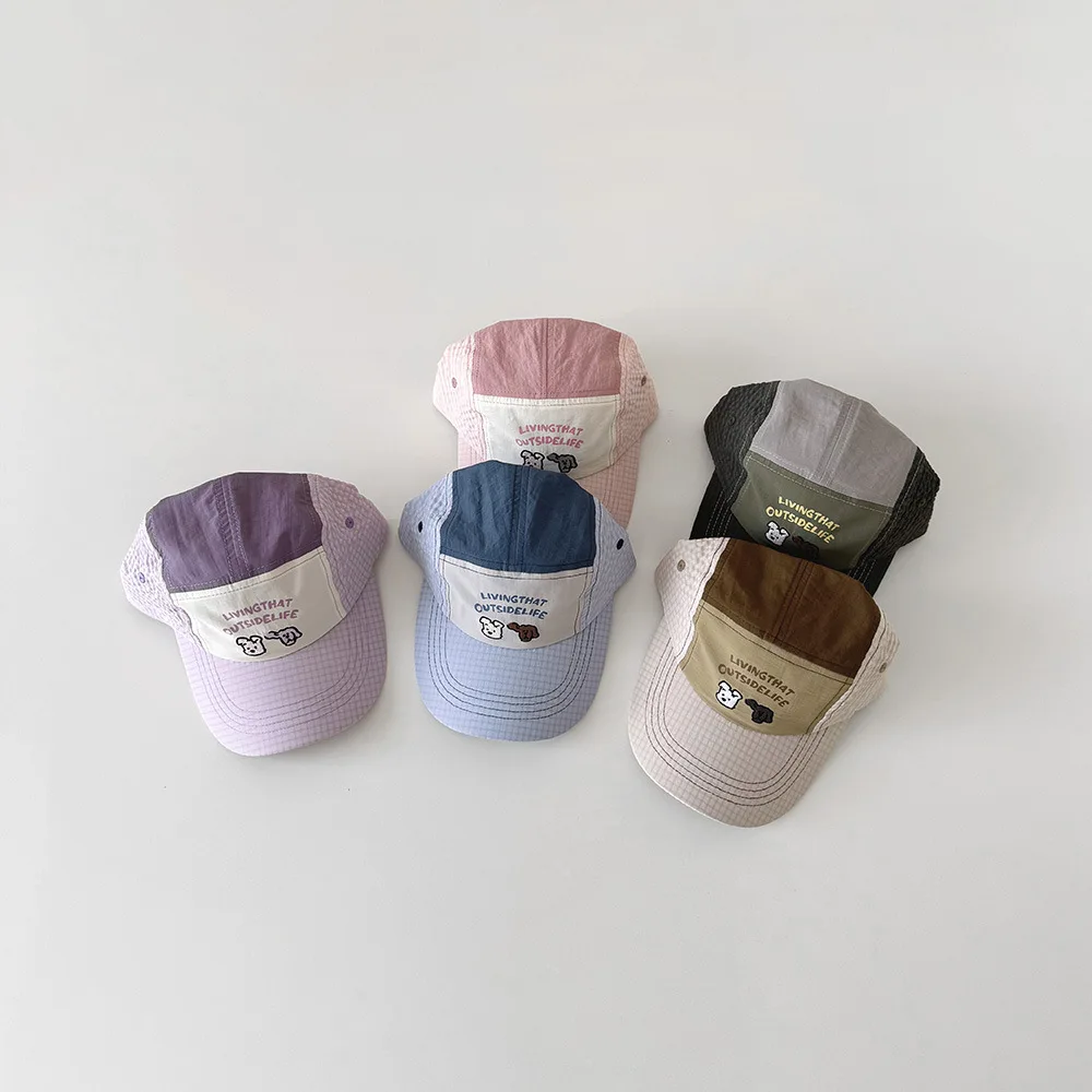Summer Spring Kids Boys Girls Baseball Caps Lovely Plaid Baby Sun Hats Thin Breathable Quick Drying Children Peaked Hat
Summer Spring Kids Boys Girls Baseball Caps Lovely Plaid Baby Sun Hats Thin Breathable Quick Drying Children Peaked Hat