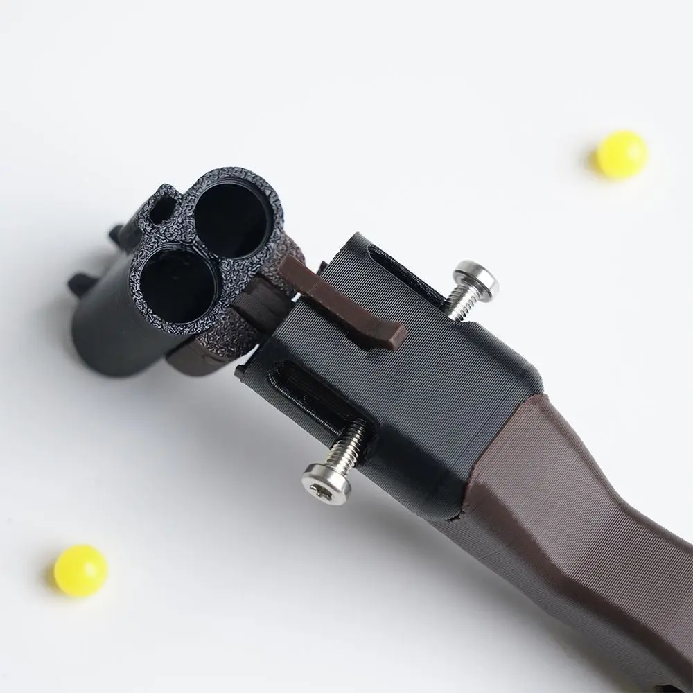 Q-version Double Hole Shotgun Toy Decompression Backpack Pendant Can Fire Small Ball MINI Keychain
Q-version Double Hole Shotgun Toy Decompression Backpack Pendant Can Fire Small Ball MINI Keychain