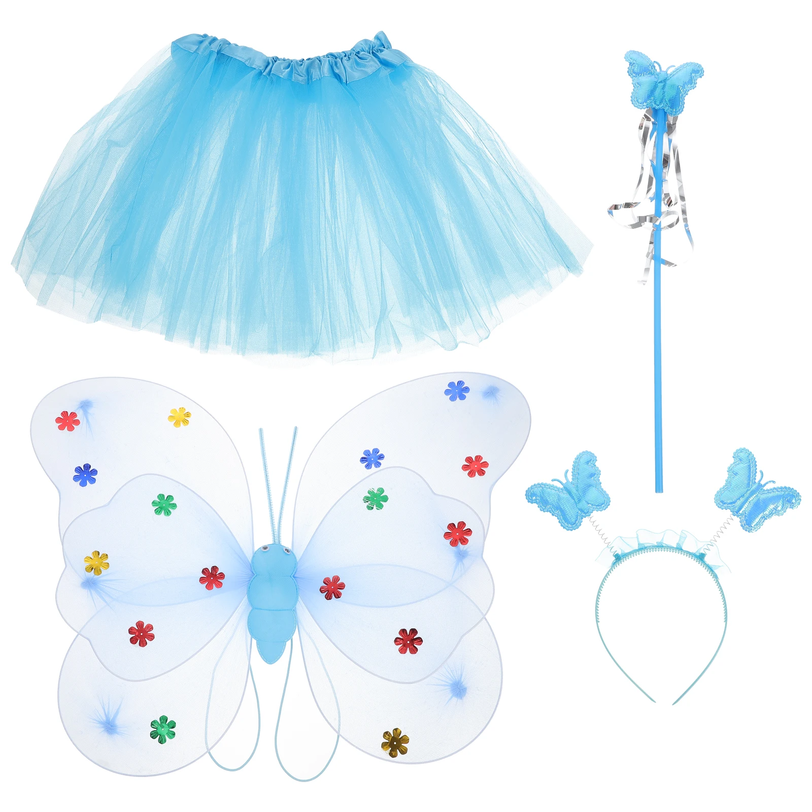 Butterfly Skirt Fairy Costume Blue Tutu Dress Kids Cosplay Props Photo Accessories Stage Performance Christmas Gift
Butterfly Skirt Fairy Costume Blue Tutu Dress Kids Cosplay Props Photo Accessories Stage Performance Christmas Gift