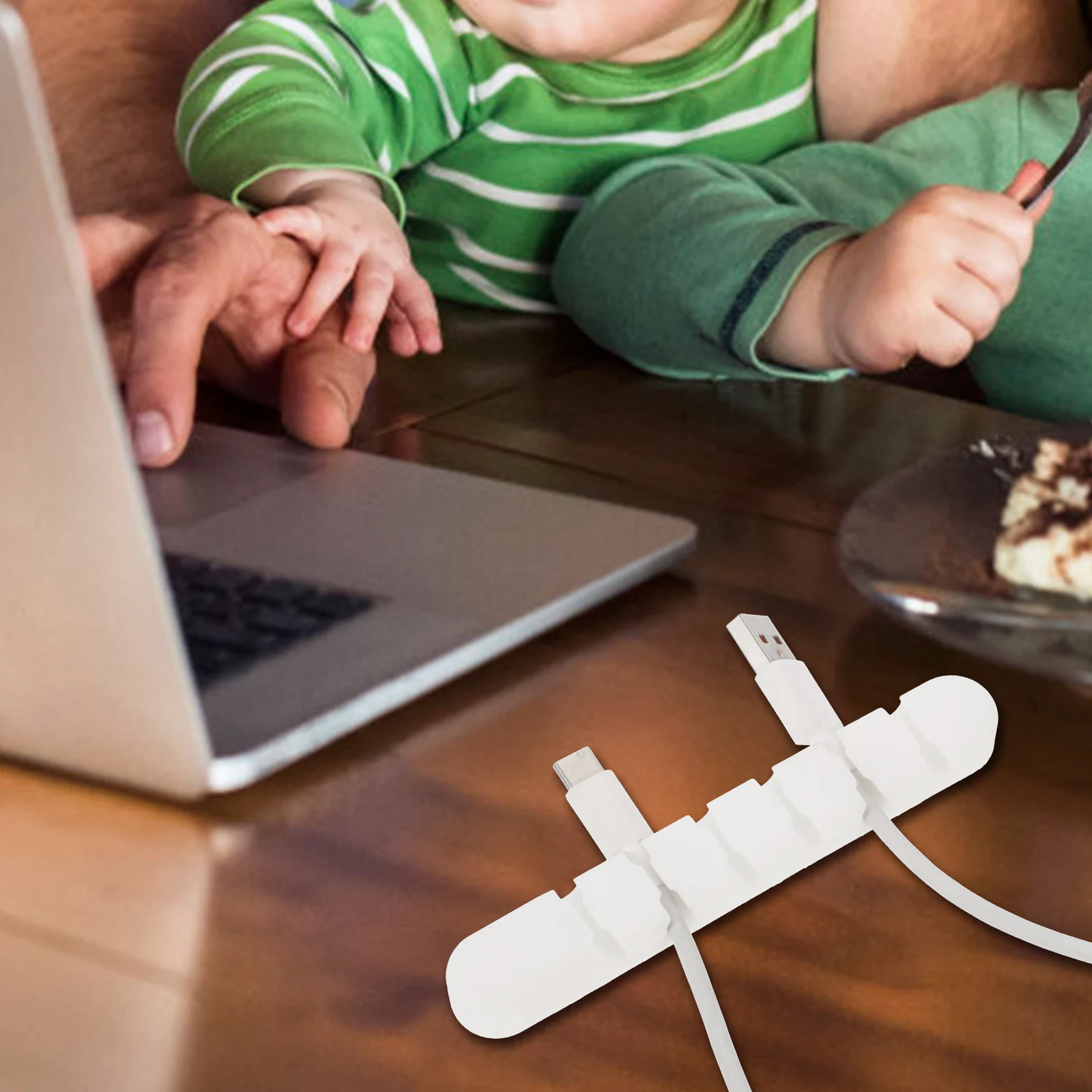 2pcs White Adhesive Cable Manager Desk Organizers Wire Clips Holder Cord Keeper Premium Silicone Protects Cables Squeezed Easy 
2pcs White Adhesive Cable Manager Desk Organizers Wire Clips Holder Cord Keeper Premium Silicone Protects Cables Squeezed Easy