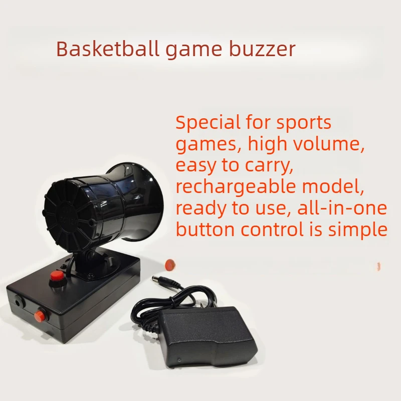 Rechargeable Basketball Game Buzzer High Volume Football Match Buzzer Portable Competition Buzzers Professional Sports Accessory
Rechargeable Basketball Game Buzzer High Volume Football Match Buzzer Portable Competition Buzzers Professional Sports Accessory