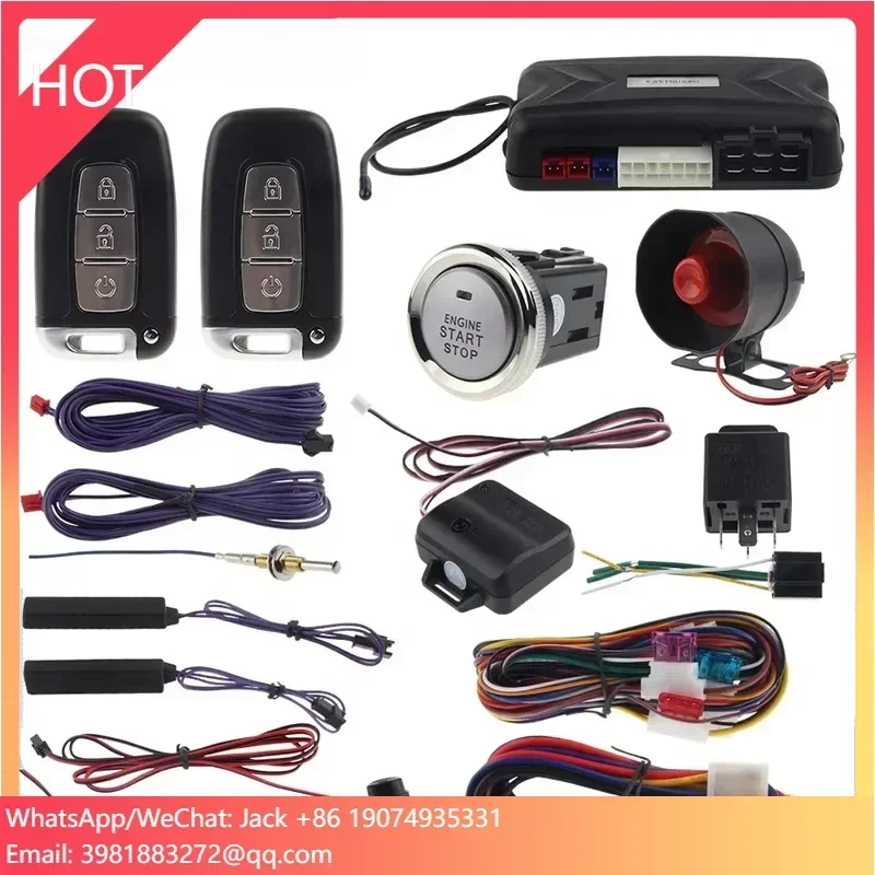 Shock Warning Universal Remote Car Alarm Button Start Stop Pke Car Alarm Security System
Shock Warning Universal Remote Car Alarm Button Start Stop Pke Car Alarm Security System