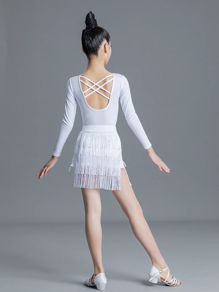 Latin dance costumes for girls professional regulations, competition costumes new spring and summer children's practice
Latin dance costumes for girls professional regulations, competition costumes new spring and summer children's practice