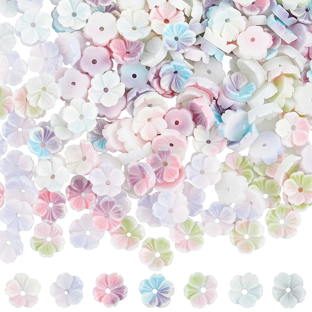 210Pcs 7 Colors Resin Beads Flower Mixed Color 9x3mm Hole: 1.5mm 30pcs/color
210Pcs 7 Colors Resin Beads Flower Mixed Color 9x3mm Hole: 1.5mm 30pcs/color
