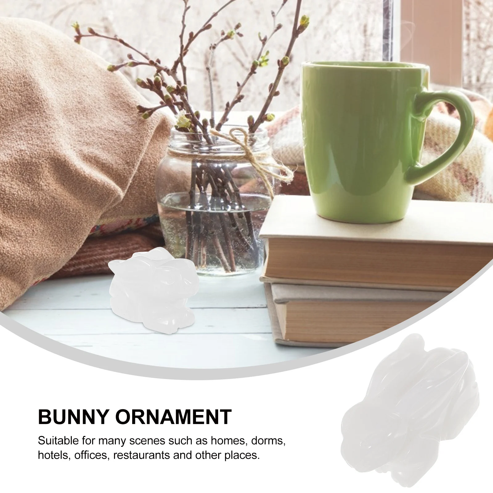 Rabbit Ornament Desktop Ornaments Figurine Bunny Home Decor Table Dashboard Figures Statues for Room 
Rabbit Ornament Desktop Ornaments Figurine Bunny Home Decor Table Dashboard Figures Statues for Room