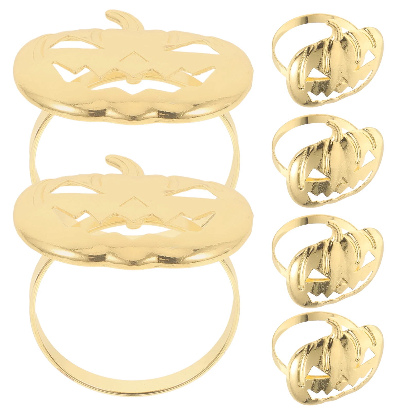 6 шт., держатели для салфеток с тыквой, универсальное использование, очаровательный декор стола, аксессуары для столовой на Хэллоуин, пряжка для салфеток на Хэллоуин
6 шт., держатели для салфеток с тыквой, универсальное использование, очаровательный декор стола, аксессуары для столовой на Хэллоуин, пряжка для салфеток на Хэллоуин