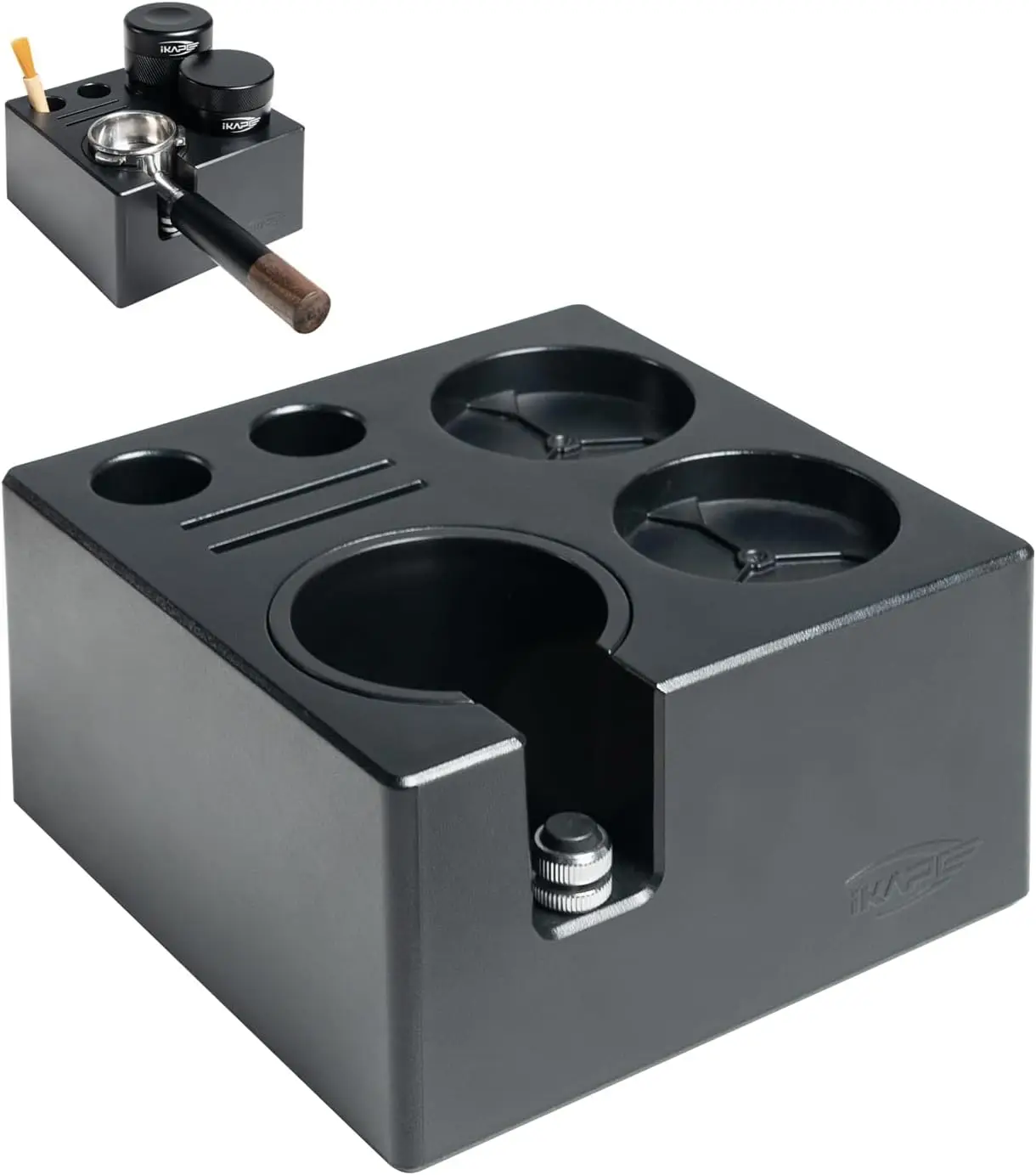 IKAPE Espresso Coffee Grounds Container, 7-in-1 Coffee Storage Box, Compatible with 51/54/58mmTamper, Portafilter, Filter Cup
IKAPE Espresso Coffee Grounds Container, 7-in-1 Coffee Storage Box, Compatible with 51/54/58mmTamper, Portafilter, Filter Cup