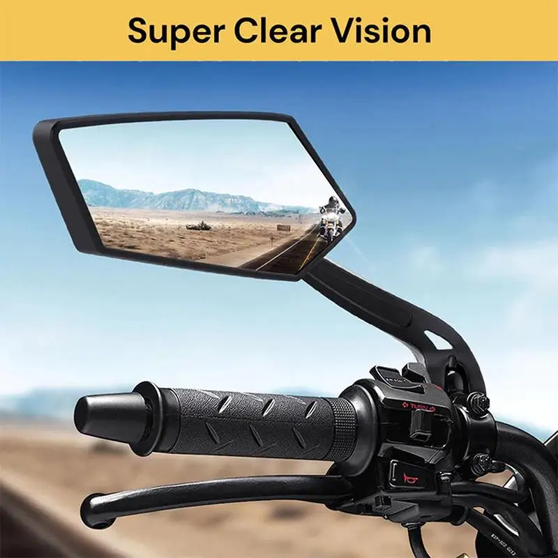 Motorcycle Electric Scooter Cycling Bicycle Bike Rear View Mirror Reflector Adjustable Rotatable Handlebar Mirror Clear Rearview
Motorcycle Electric Scooter Cycling Bicycle Bike Rear View Mirror Reflector Adjustable Rotatable Handlebar Mirror Clear Rearview
