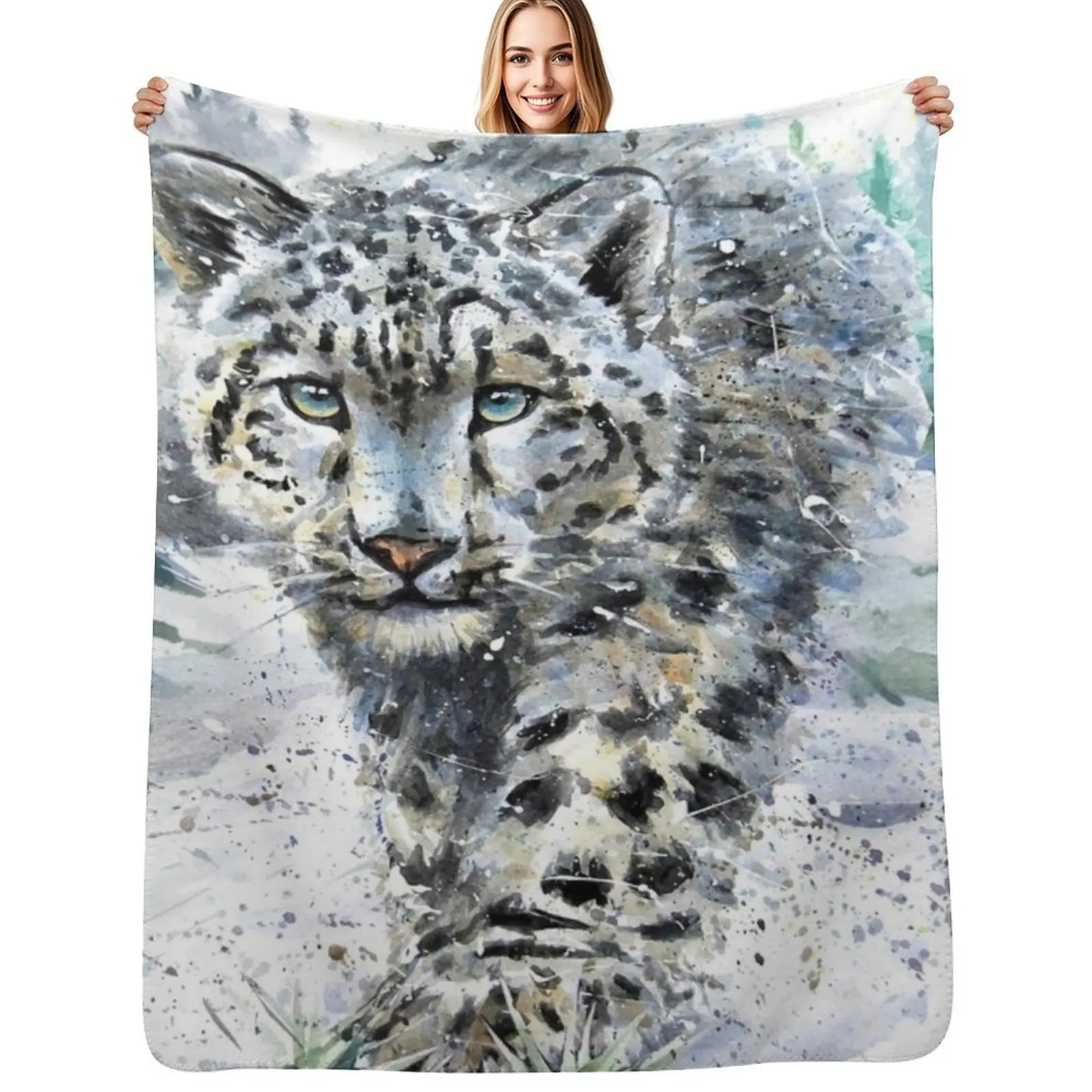 The Himalayan Snow Leopard Throw Blanket Warm Comfortable Blanket Gift for Parents Friends
The Himalayan Snow Leopard Throw Blanket Warm Comfortable Blanket Gift for Parents Friends