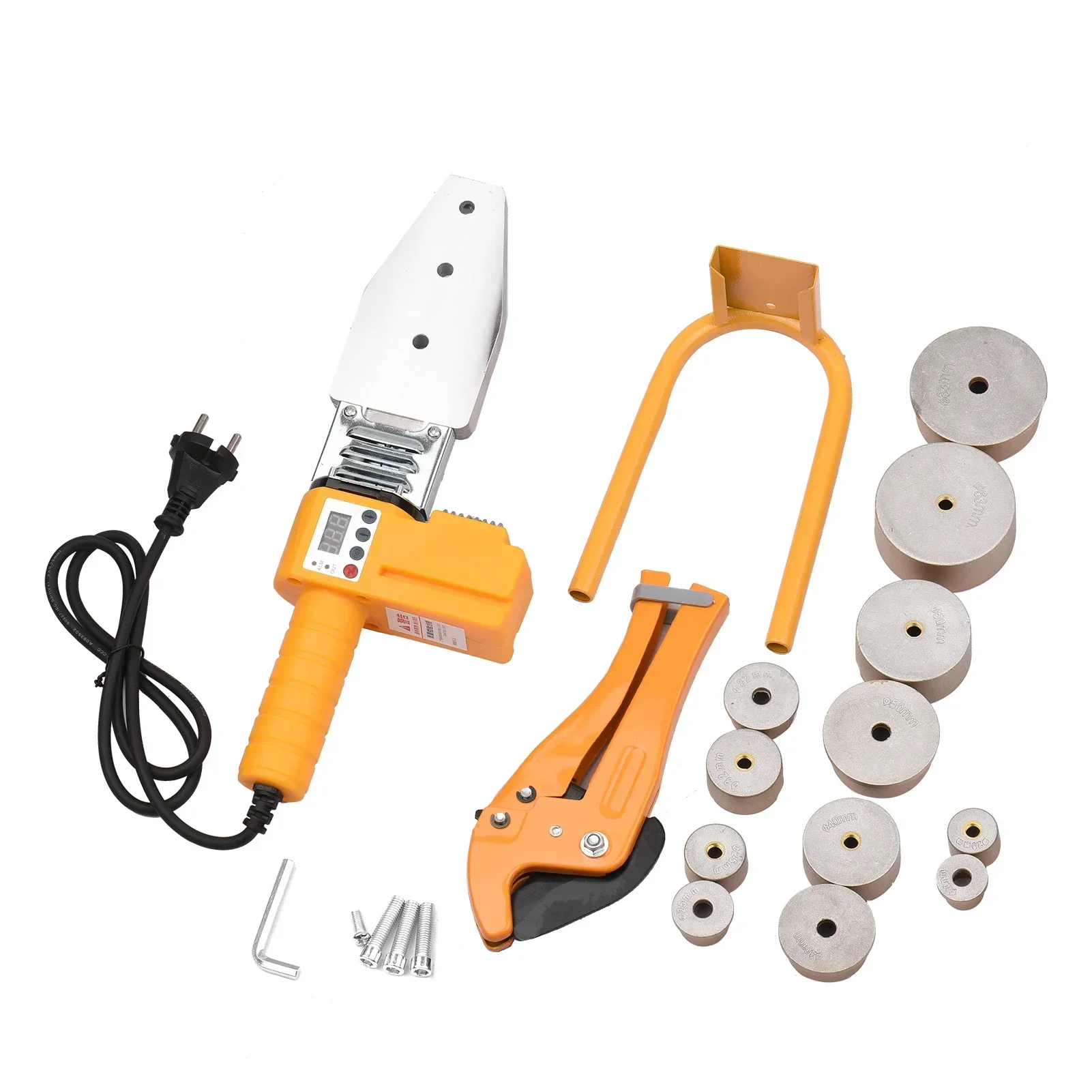 Hot SalesElectric Pipe Welding Machine Heating Tool Heads Set For PPR PB PE Plastic Tube PPR Welding Hot Melt 1000W Electric Tub
Hot SalesElectric Pipe Welding Machine Heating Tool Heads Set For PPR PB PE Plastic Tube PPR Welding Hot Melt 1000W Electric Tub