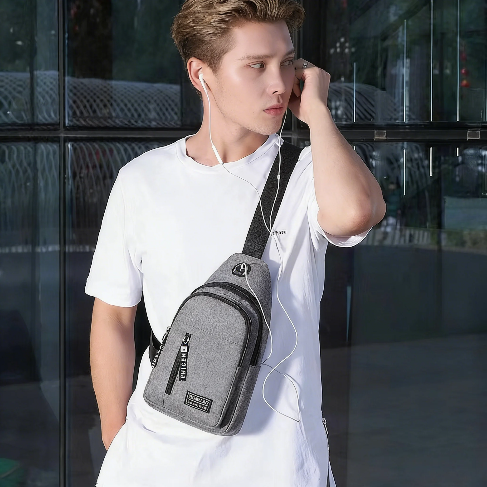 Многофункциональная сумка через плечо для путешествий и работы на открытом воздухе - повседневная сумка-мессенджер унисекс, мужская нагрудная сумка
Многофункциональная сумка через плечо для путешествий и работы на открытом воздухе - повседневная сумка-мессенджер унисекс, мужская нагрудная сумка