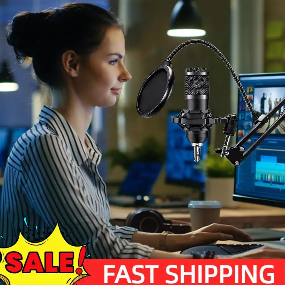 Podcast Equipment Bundle W/ BM800 Microphone V8 Sound Card for Streaming
Podcast Equipment Bundle W/ BM800 Microphone V8 Sound Card for Streaming