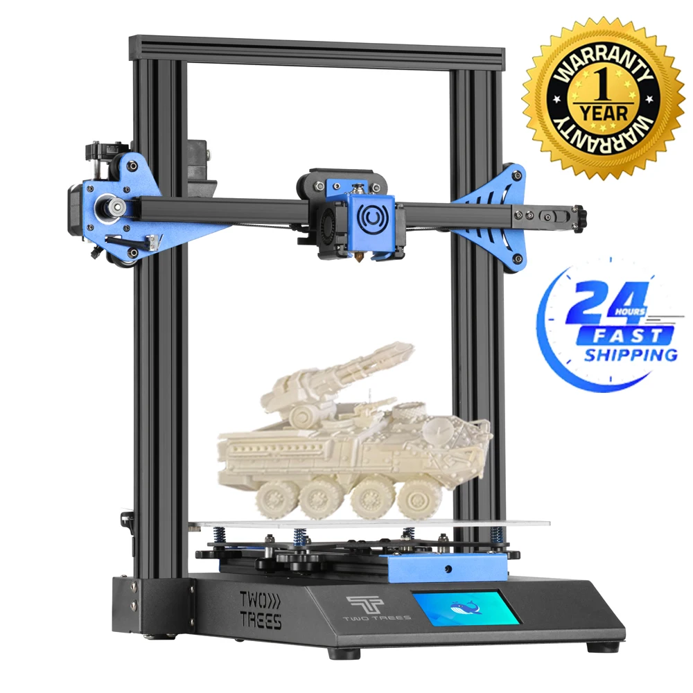 Twotrees 3D Printer BLU-3 V2 Prusa i3 Home Kids Educational DIY Kit Ultra Quiet Printing For 3D Model Crafts
Twotrees 3D Printer BLU-3 V2 Prusa i3 Home Kids Educational DIY Kit Ultra Quiet Printing For 3D Model Crafts