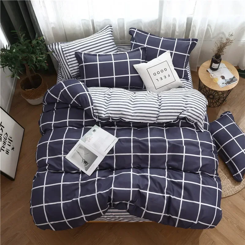 Sisher Simple Bedding Set with Pillowcase Duvet Cover Sets Bed Linen Sheet Single Double Queen King Size Quilt Covers Bedclothes
Sisher Simple Bedding Set with Pillowcase Duvet Cover Sets Bed Linen Sheet Single Double Queen King Size Quilt Covers Bedclothes