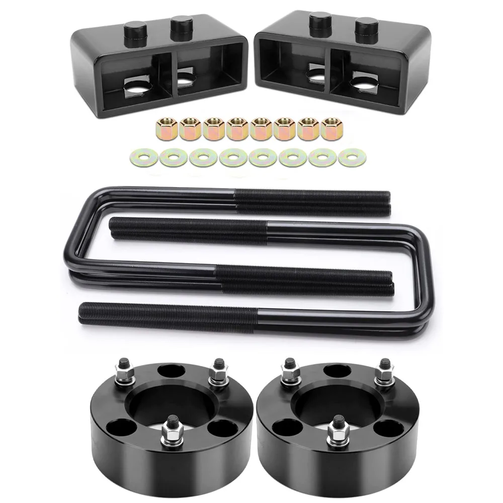 3" Front + 3" Rear Suspension Lift Up Kits For 2004-2008 FORD F-150 2WD / 4WD Coil Strut Shock Spacers Spring Raise UBolt Kit
3" Front + 3" Rear Suspension Lift Up Kits For 2004-2008 FORD F-150 2WD / 4WD Coil Strut Shock Spacers Spring Raise UBolt Kit