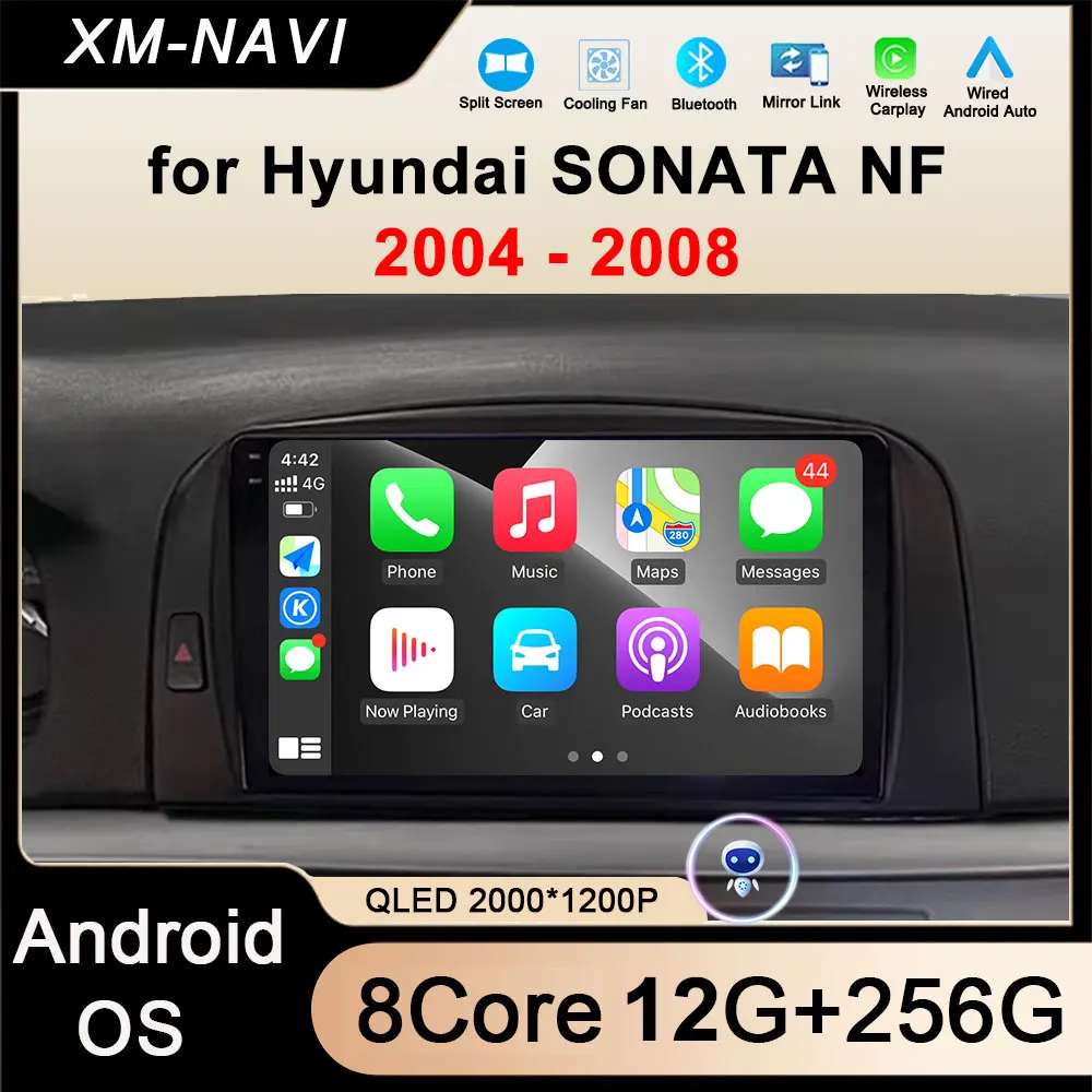 Android 14 for Hyundai SONATA NF 2004 2005 2006 2007 2008 Carplay Car Radio Multimedia Player GPS Navigation BT DSP Qled Screen
Android 14 for Hyundai SONATA NF 2004 2005 2006 2007 2008 Carplay Car Radio Multimedia Player GPS Navigation BT DSP Qled Screen