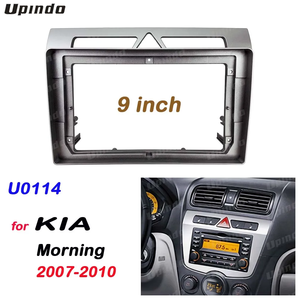 For KIA Morning 2007-2010 2 Din Car Radio Fascia Panel Frame Dash Mount Kit with DVD GPS MP5 Plastic Installation
For KIA Morning 2007-2010 2 Din Car Radio Fascia Panel Frame Dash Mount Kit with DVD GPS MP5 Plastic Installation