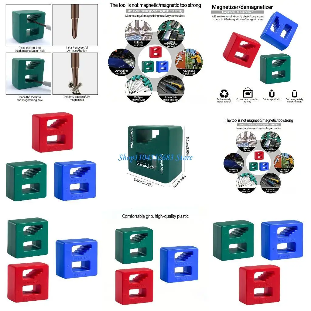 Y6GD 3Pcs Screwdriver Magnetizer Demagnetizer with Quick Control Hand Tool Home Hardware Supplies
Y6GD 3Pcs Screwdriver Magnetizer Demagnetizer with Quick Control Hand Tool Home Hardware Supplies