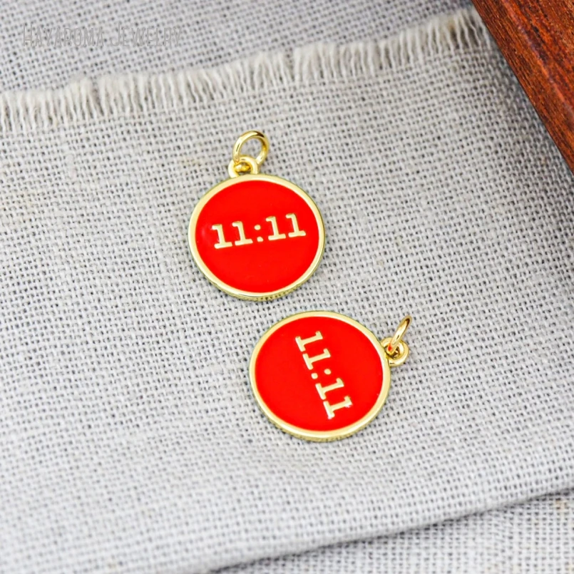 5Pcs Gold Color Jewelry Wholesale Round Coin Shape Circle Figure Angle Number Metal Copper Pendant Red Charms
5Pcs Gold Color Jewelry Wholesale Round Coin Shape Circle Figure Angle Number Metal Copper Pendant Red Charms