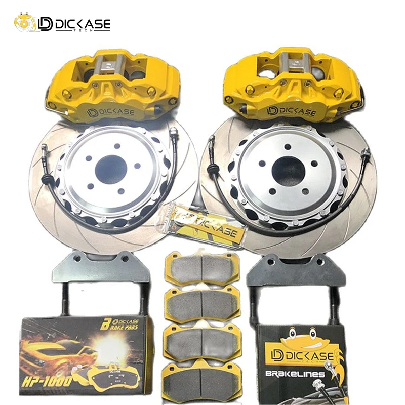 Dicase Modify Car Brake System Yellow Brake Caliper with Aviation Aluminum Alloy Cap Disc for Audi A3/A4/A5/A6
Dicase Modify Car Brake System Yellow Brake Caliper with Aviation Aluminum Alloy Cap Disc for Audi A3/A4/A5/A6