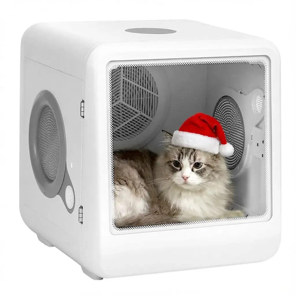 70L Automatic Pet Dryer Box for Cats & Small Dogs (Up to 28 lbs) — 6-Sided Gentle Airflow, 4 Quick Modes, Customized
70L Automatic Pet Dryer Box for Cats & Small Dogs (Up to 28 lbs) — 6-Sided Gentle Airflow, 4 Quick Modes, Customized