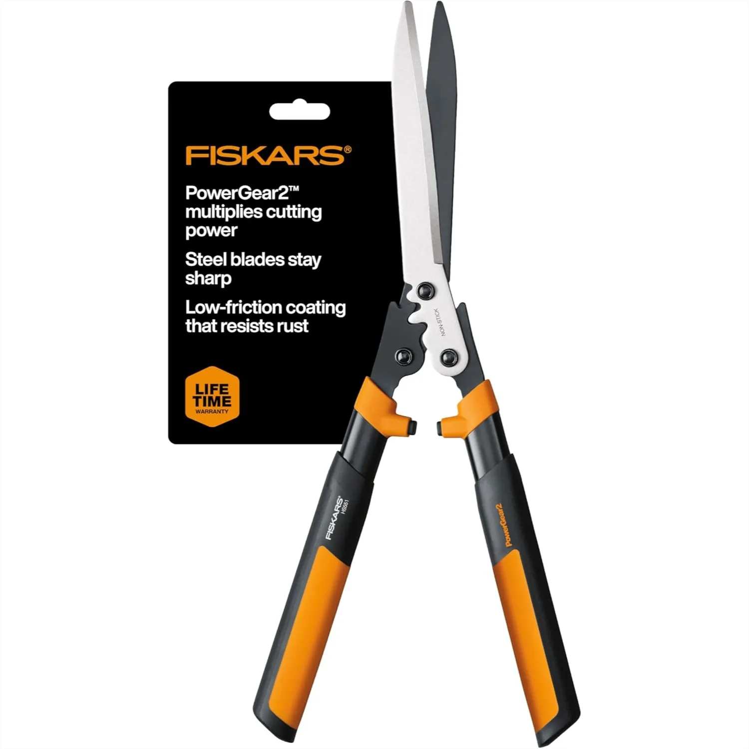 Hedge Shears 23" with PowerGear2 Technology, Garden Clippers for Shaping & Pruning, SoftGrip Handles Shock-Absorbing Bumpers
Hedge Shears 23" with PowerGear2 Technology, Garden Clippers for Shaping & Pruning, SoftGrip Handles Shock-Absorbing Bumpers