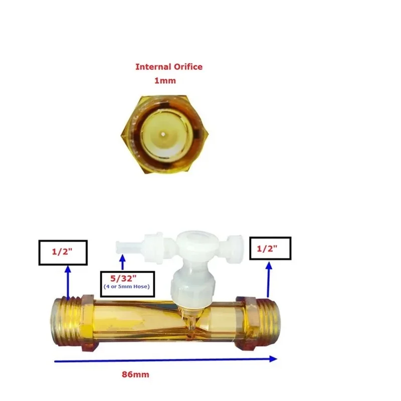 1/2" Ozone water mixer PVDF venturi Water treatment injector with valve Ozone Resistance PVDF material Mixing Gas Liquid for Spa
1/2" Ozone water mixer PVDF venturi Water treatment injector with valve Ozone Resistance PVDF material Mixing Gas Liquid for Spa