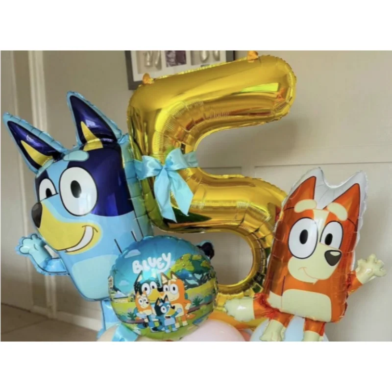 Bluey Birthday Decorations Cartoon Bingo Balloons Paper Tableware Tablecloth Stickers Backdrop For Kids Party Supplies Toy Gifts
Bluey Birthday Decorations Cartoon Bingo Balloons Paper Tableware Tablecloth Stickers Backdrop For Kids Party Supplies Toy Gifts