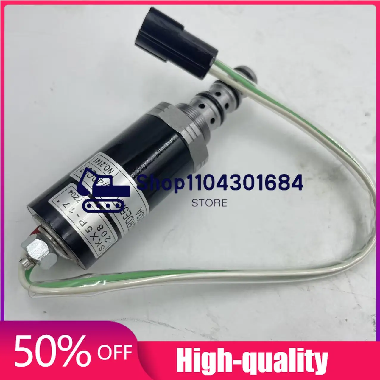 SKX5P-17-208 KDRDE5KR-20 40C07-203A-109 Электромагнитный клапан гидравлического насоса для Kawasaki K3V112 K3V140 K3V180 K3V63
SKX5P-17-208 KDRDE5KR-20 40C07-203A-109 Электромагнитный клапан гидравлического насоса для Kawasaki K3V112 K3V140 K3V180 K3V63