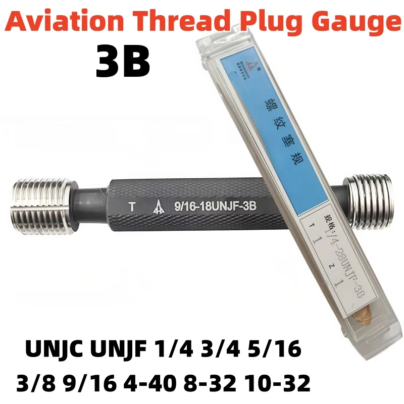 3B 1PCS Aviation Thread Plug Gauge Mer-cury Gage American UNJC UNJF 1/4 3/4 5/16 3/8 9/16 4-40 8-32 10-32
3B 1PCS Aviation Thread Plug Gauge Mer-cury Gage American UNJC UNJF 1/4 3/4 5/16 3/8 9/16 4-40 8-32 10-32