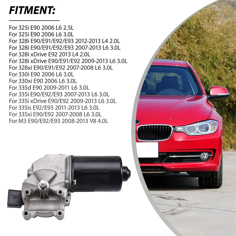 61617161711 Car Windshield Wiper Motor For BMW 3 Series 325I 328I 328Xi 330Xi 335D 2006-2013-AD39
61617161711 Car Windshield Wiper Motor For BMW 3 Series 325I 328I 328Xi 330Xi 335D 2006-2013-AD39