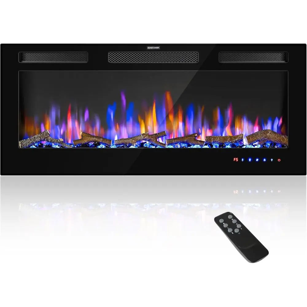 42 Electric Fireplace Insert - Wall-Mounted with Remote, Touchscreen, Timer, Adjustable Flame, 750-1500W
42 Electric Fireplace Insert - Wall-Mounted with Remote, Touchscreen, Timer, Adjustable Flame, 750-1500W
